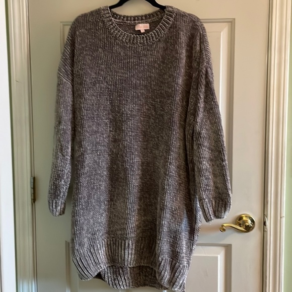 Gray chenille dress - Picture 3 of 3